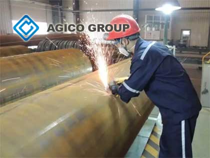 ASTM A672 Welded Pipe Cutting