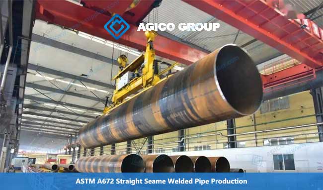 ASTM A672 Arc Welded Pipe Production