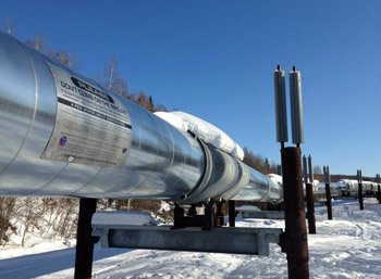 Alaska Pipeline Above Ground