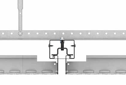 Aluminum Expanded Metal Panel fixing system joint