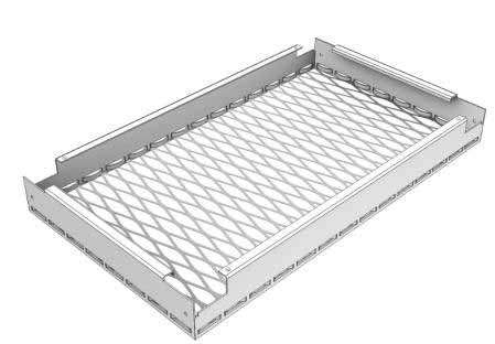 Aluminum Expanded Metal Panel upside pattern 3