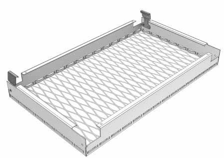 Aluminum Expanded Metal Panel upside pattern 4