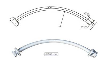 Arc Hex Head Joint Bolt