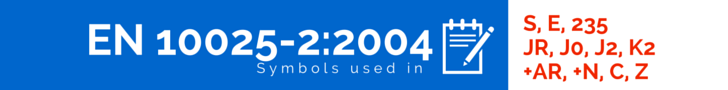 EN 10025 2 2004 symbol