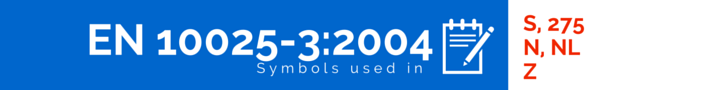 EN 10025 3 2004 symbol