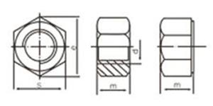 GB/T1229 Nut Drawing