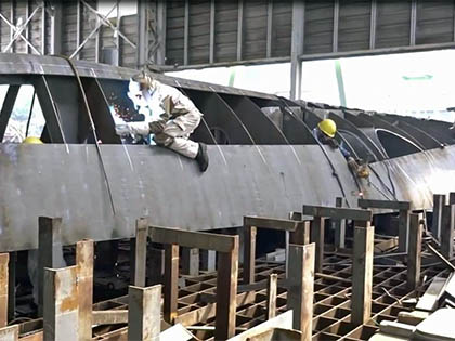 Shipbuilding Steel Plate Welding