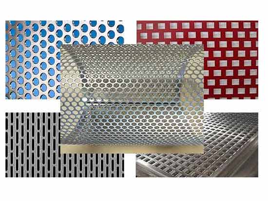 10mm Square Hole Perforated Steel Galvanised Mesh Panels - 12mm