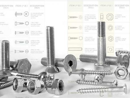 Stainless steel fastener